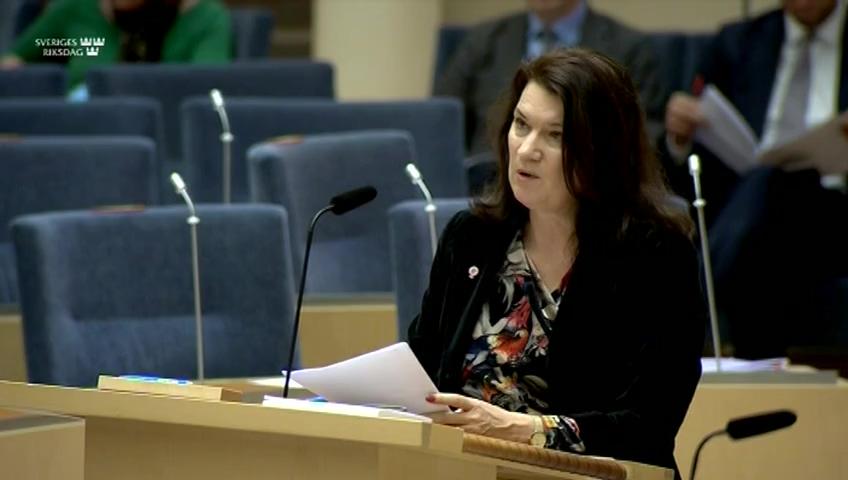 Stillbild från Interpellationsdebatt, Rysslands angrepp på civilsamhället