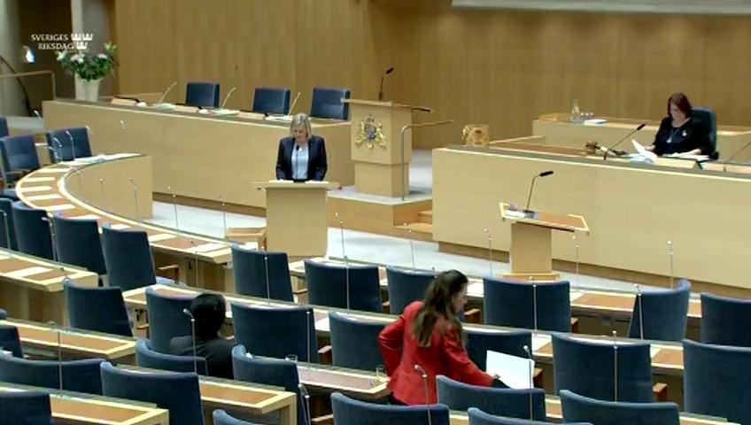 Stillbild från Interpellationsdebatt, Bristande konkurrensneutralitet 