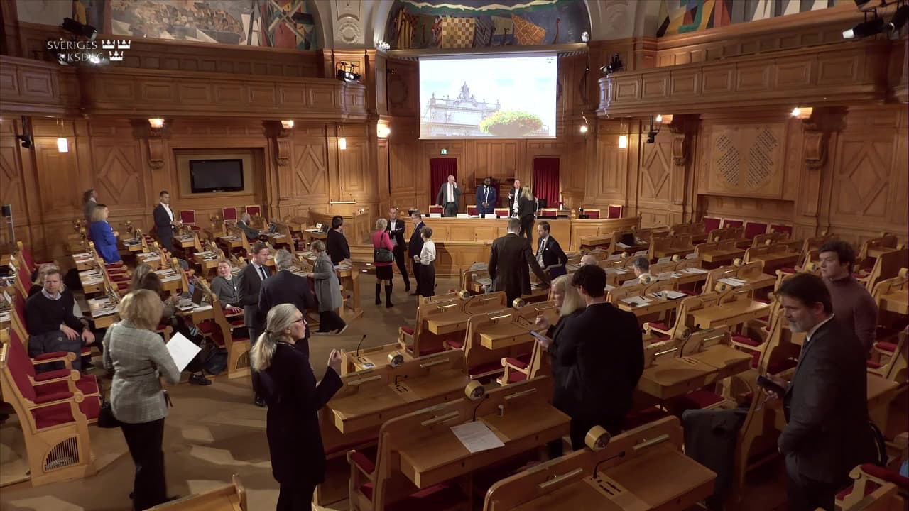 Stillbild från Öppet sammanträde, Civilutskottets öppna sammanträde om bostadspolitiska frågor