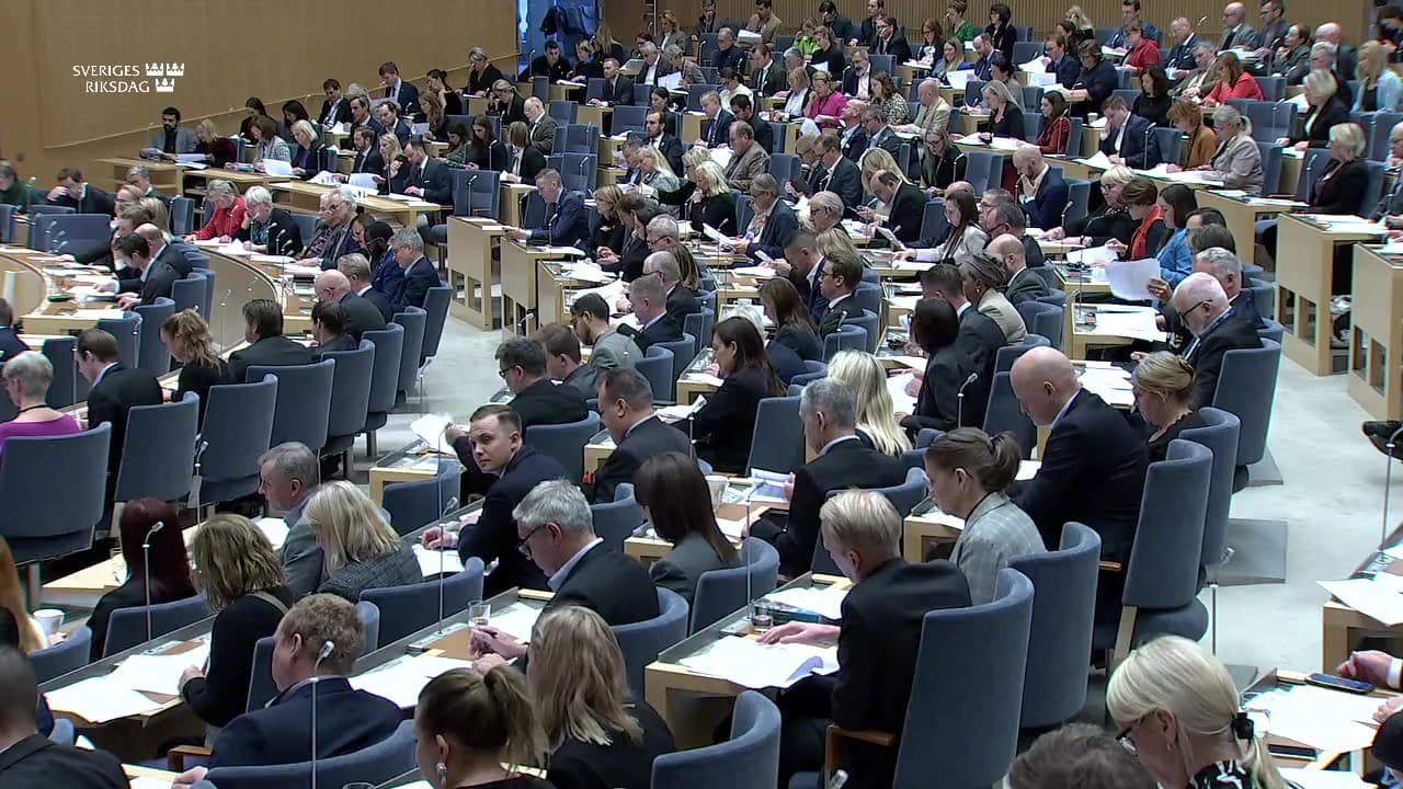 Stillbild från Beslut, Beslut: Ändring i skatteavtalet mellan Sverige och Tyskland