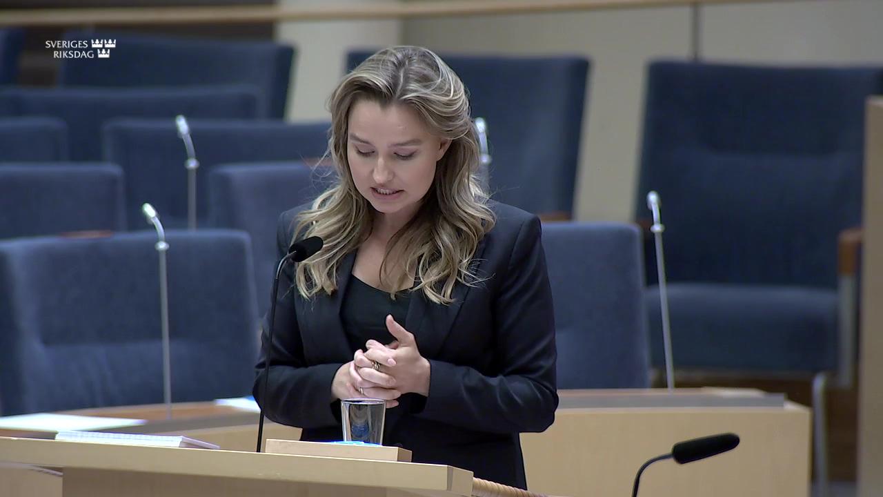 Stillbild från Interpellationsdebatt, Uran i kommande mineralstrategi