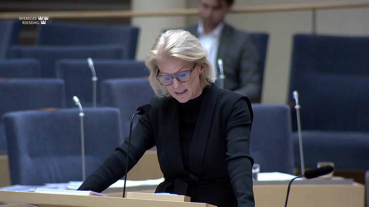 Stillbild från Interpellationsdebatt, Förhandlingar med Portugal om ett nytt skatteavtal