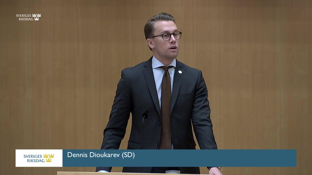 Stillbild från Debatt om förslag, Ersättning för Riksbankens deltagande i Internationella valutafondens (IMF) finansieringslösning avseende skuldavskrivning beträffande Somalia