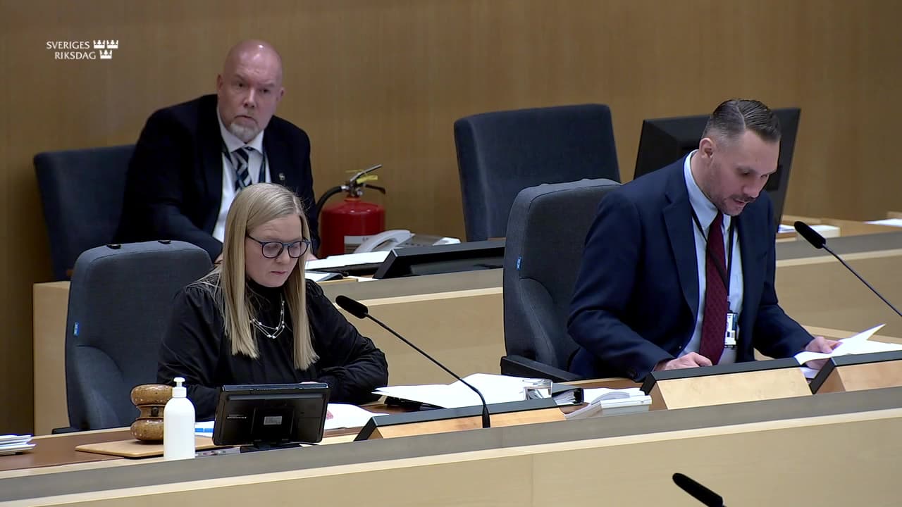 Stillbild från Beslut, Beslut: Riksrevisionens rapport om Polismyndighetens arbete med särskilda händelser riktade mot organiserad brottslighet