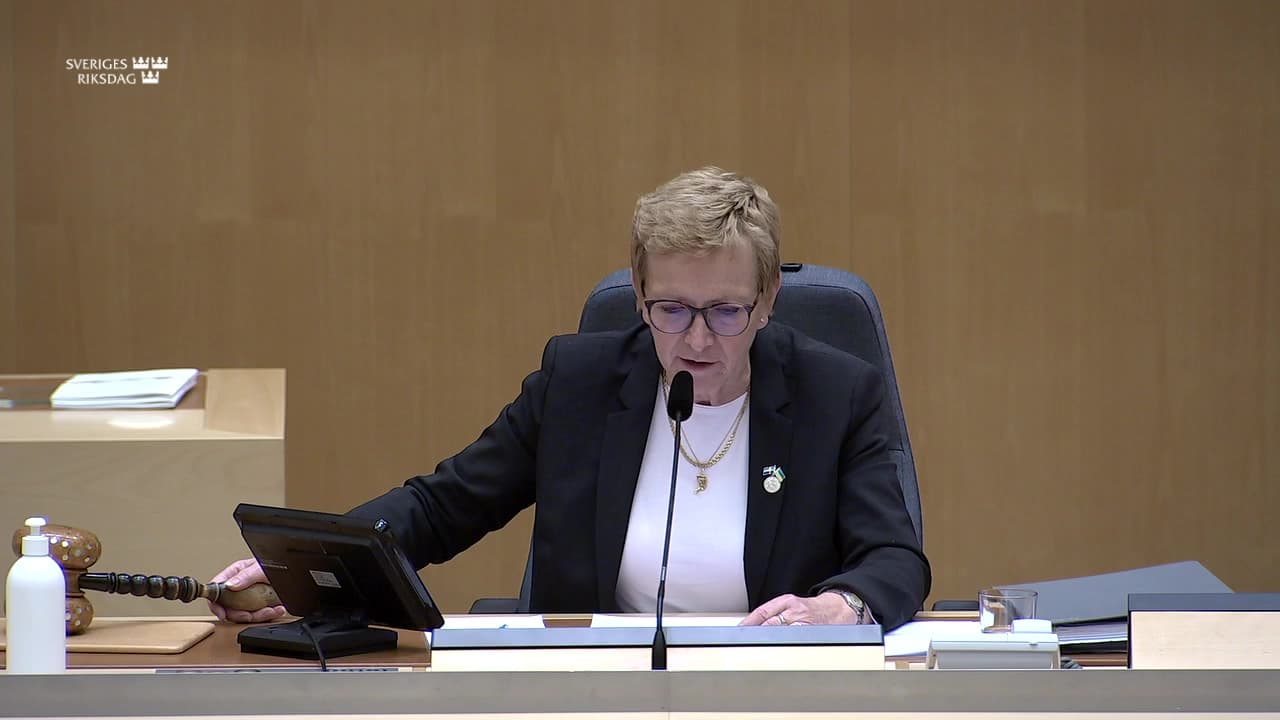 Stillbild från Beslut, Beslut: Utgiftsområde 17 Kultur, medier, trossamfund och fritid