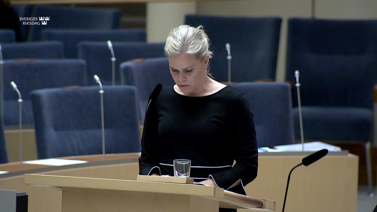 Stillbild från Interpellationsdebatt, Hedersförtryck bland pojkar