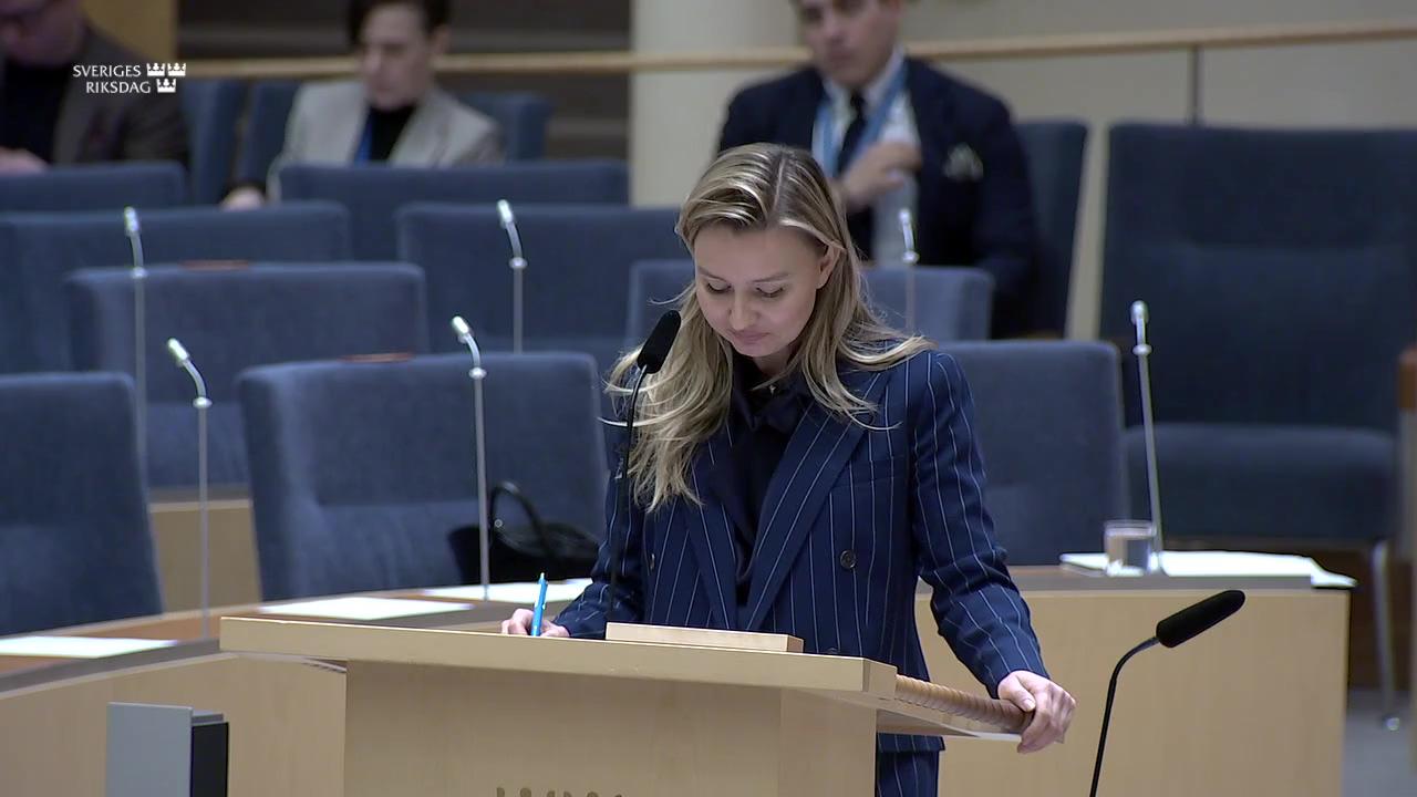 Stillbild från Interpellationsdebatt, Industrins innovationskraft