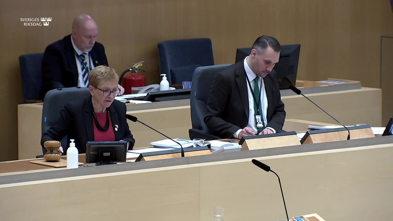 Stillbild från Beslut, Beslut: Utgiftsområde 16 Utbildning och universitetsforskning