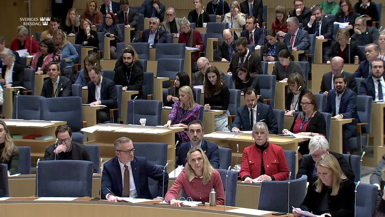 Stillbild från Beslut, Beslut: Utgiftsområde 2 Samhällsekonomi och finansförvaltning