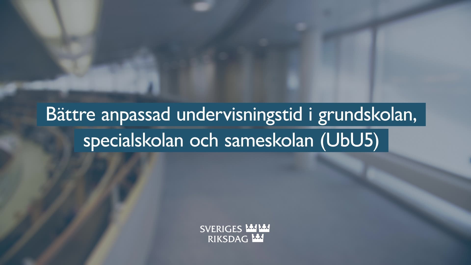 Stillbild från Beslut, Teckenspråkstolkat beslut: Bättre anpassad undervisningstid i grundskolan, specialskolan och sameskolan