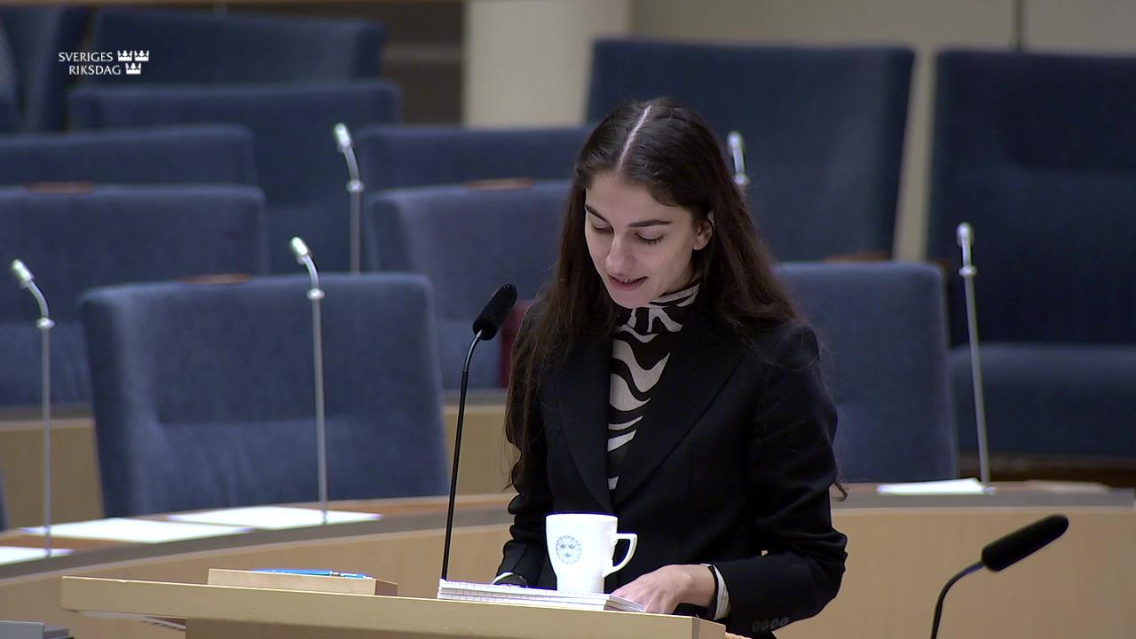 Stillbild från Interpellationsdebatt, Historiska fordon och ELV-förordningen