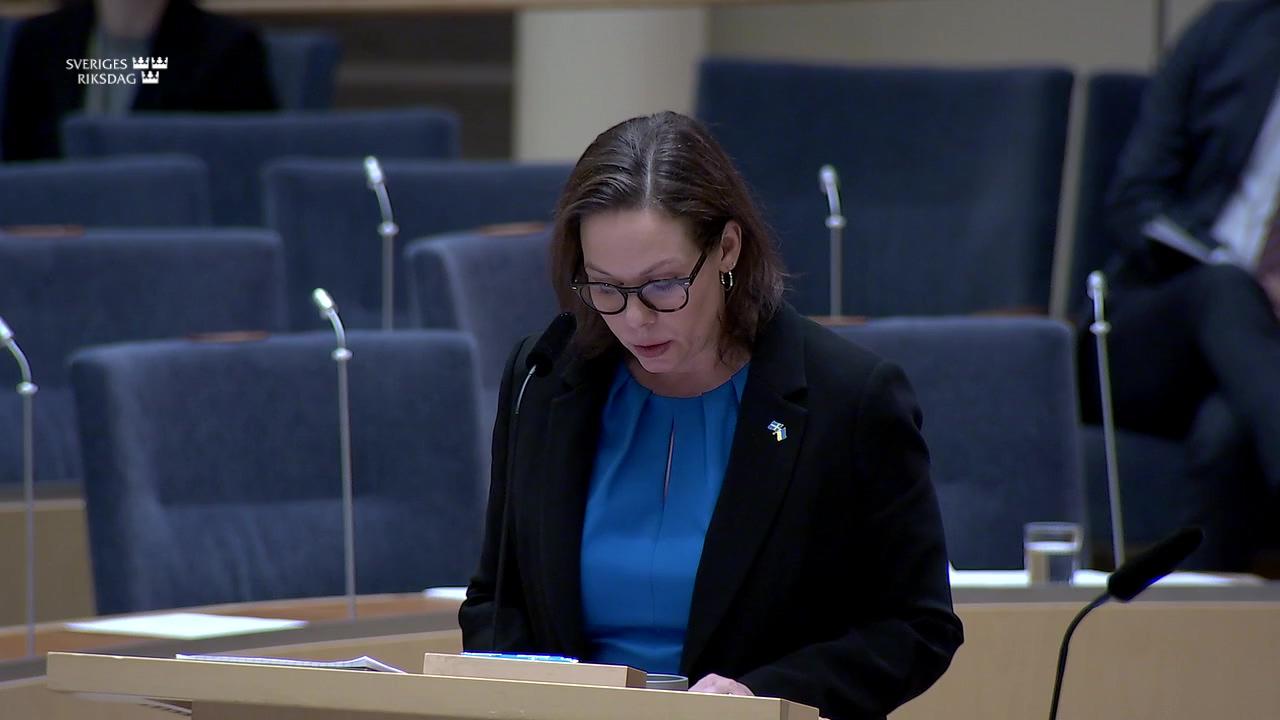 Stillbild från Interpellationsdebatt, Att göra människor statslösa