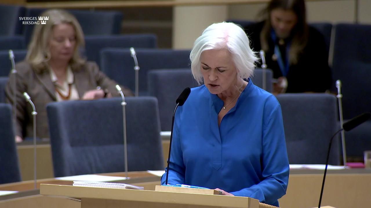 Stillbild från Interpellationsdebatt, En förbättrad klimakterievård