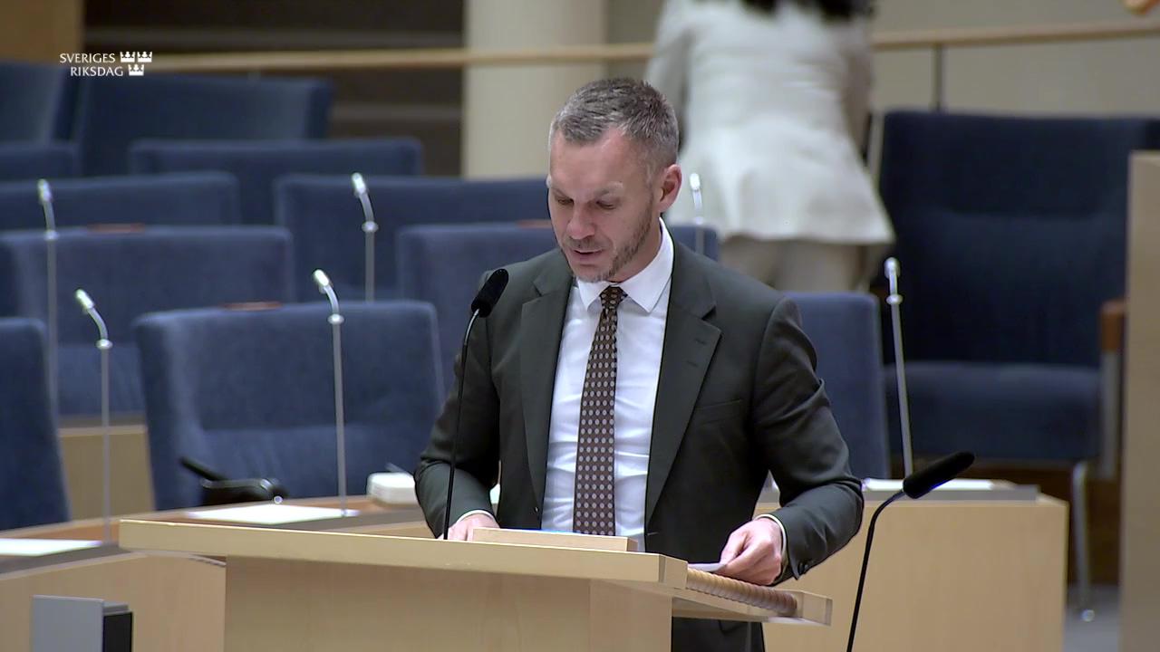 Stillbild från Interpellationsdebatt, Regelverket för upphandling