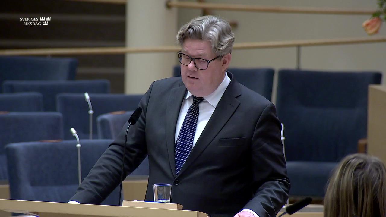 Stillbild från Interpellationsdebatt, Situationen på kvinnoanstalter 