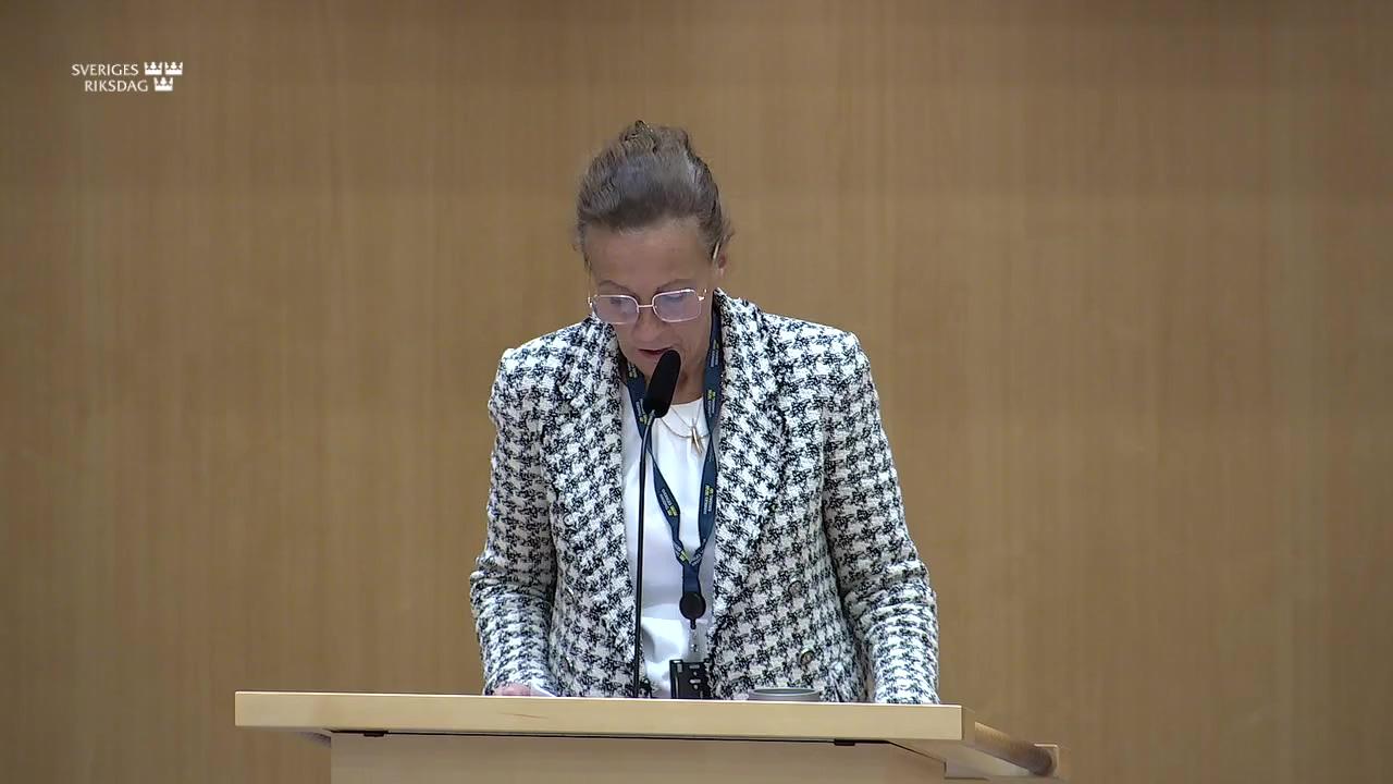 Stillbild från Debatt om förslag, Järnvägsfrågor