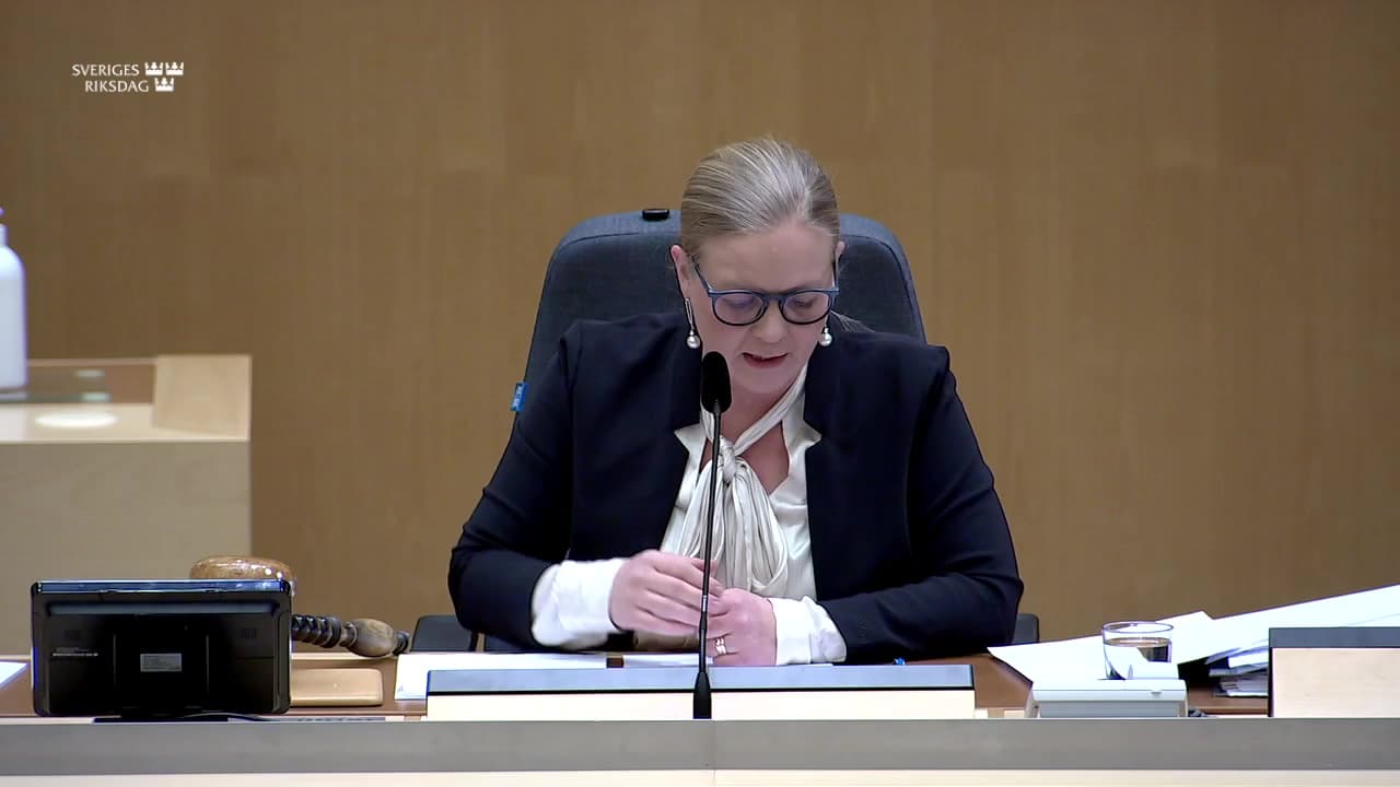 Stillbild från Beslut, Beslut: Ändringar i regelverket om överlämnande enligt en europeisk och nordisk arresteringsorder