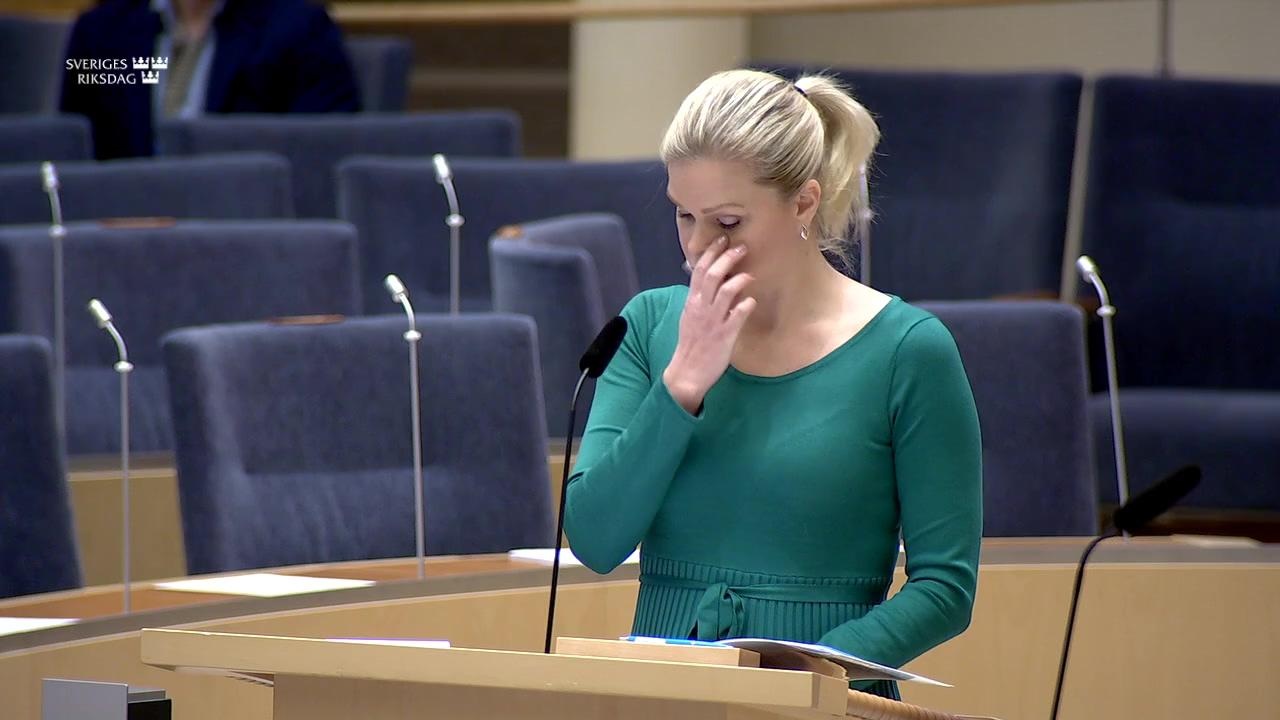 Stillbild från Interpellationsdebatt, Skyddsombudens koppling till de fackliga organisationerna