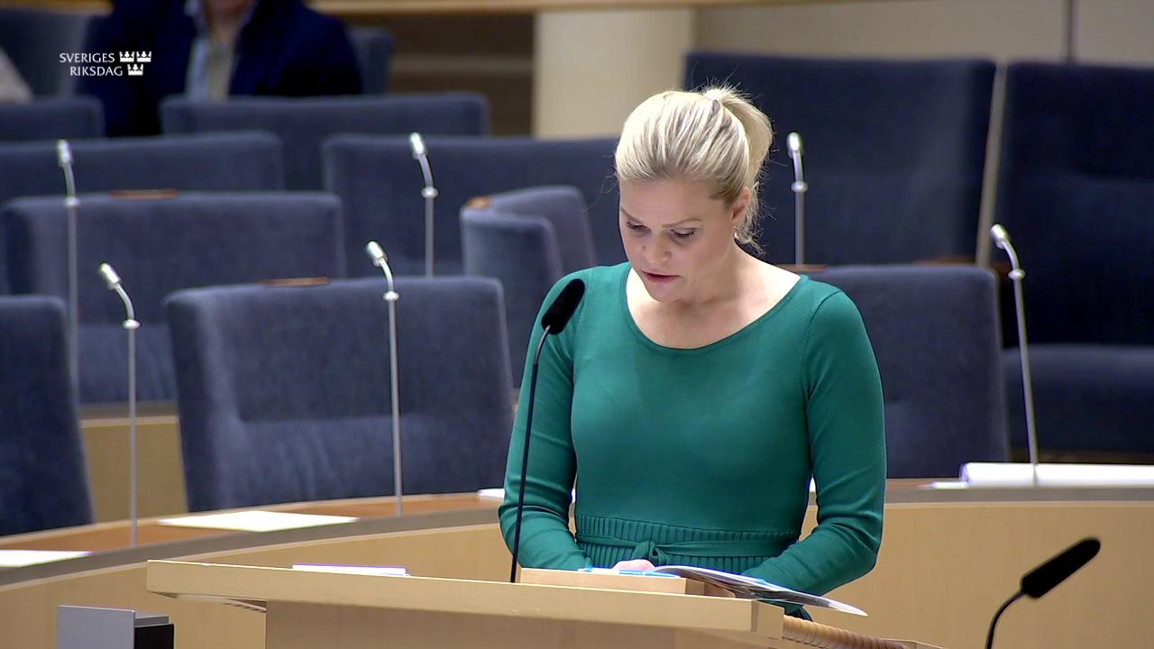 Stillbild från Interpellationsdebatt, Arbetsmiljöinspektörer i Norrbotten