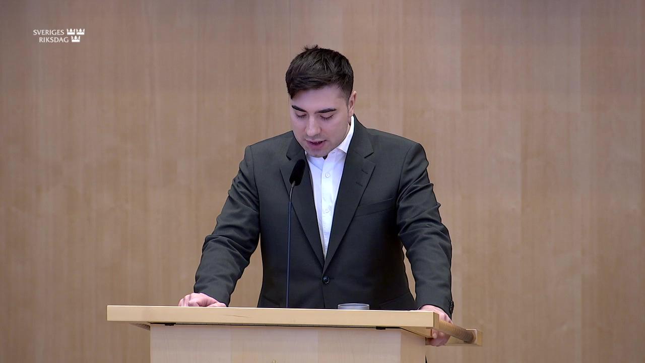 Stillbild från Debatt om förslag, Ersättningsrätt samt insolvens- och utsökningsrätt