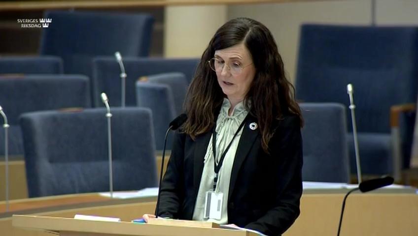 Stillbild från Interpellationsdebatt, Våld i nära relationer