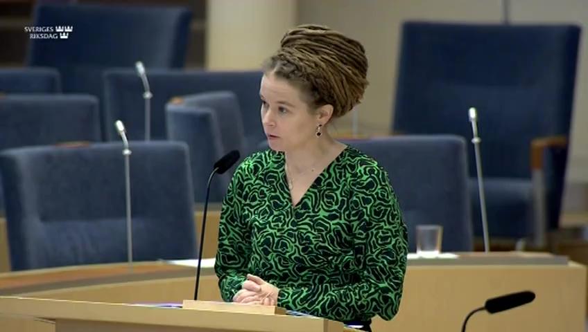 Stillbild från Interpellationsdebatt, Stöd till kultur- och idrottsarrangemang