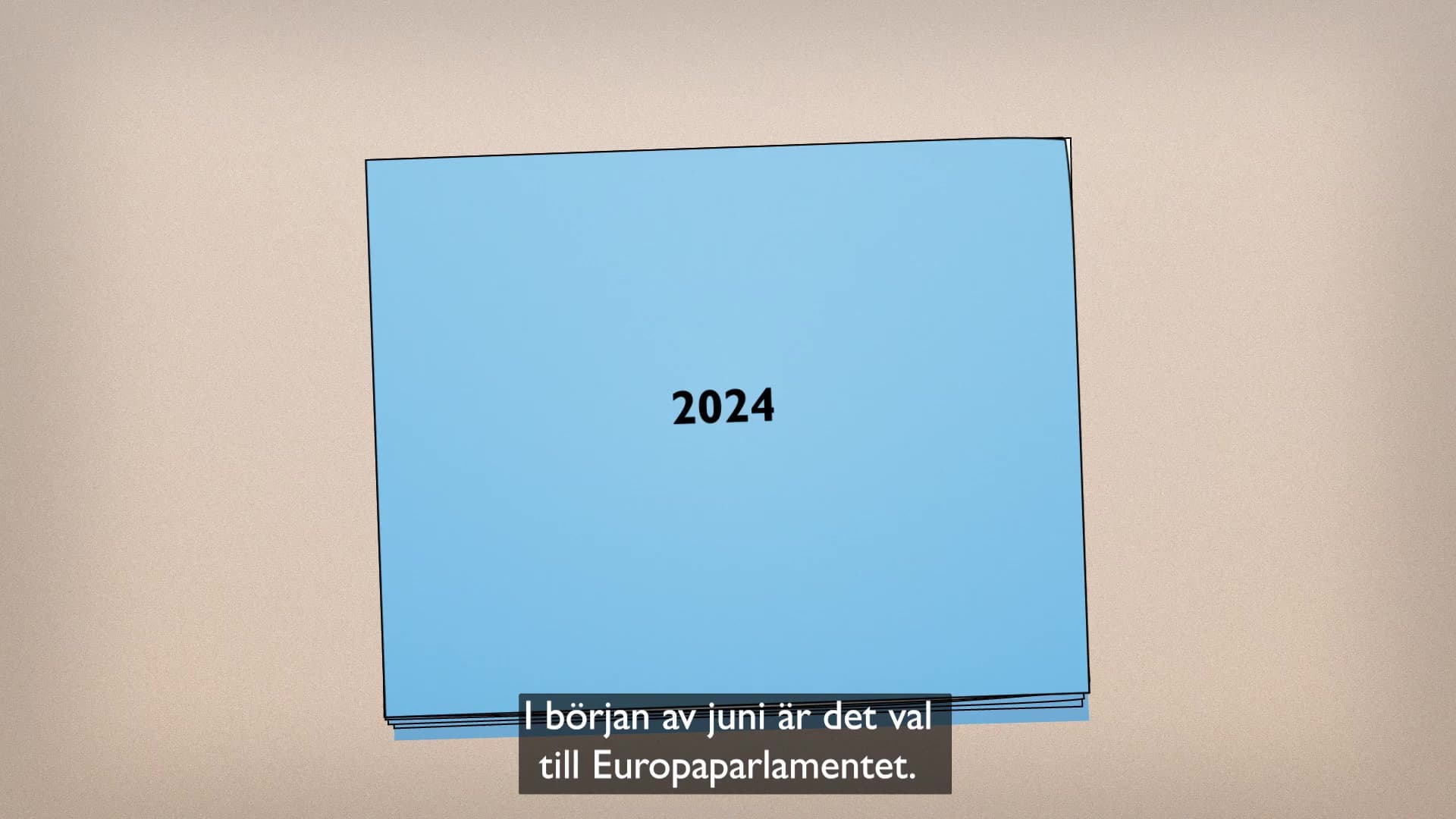 Stillbild från Filmer om riksdagen, Så fungerar valet till Europaparlamentet