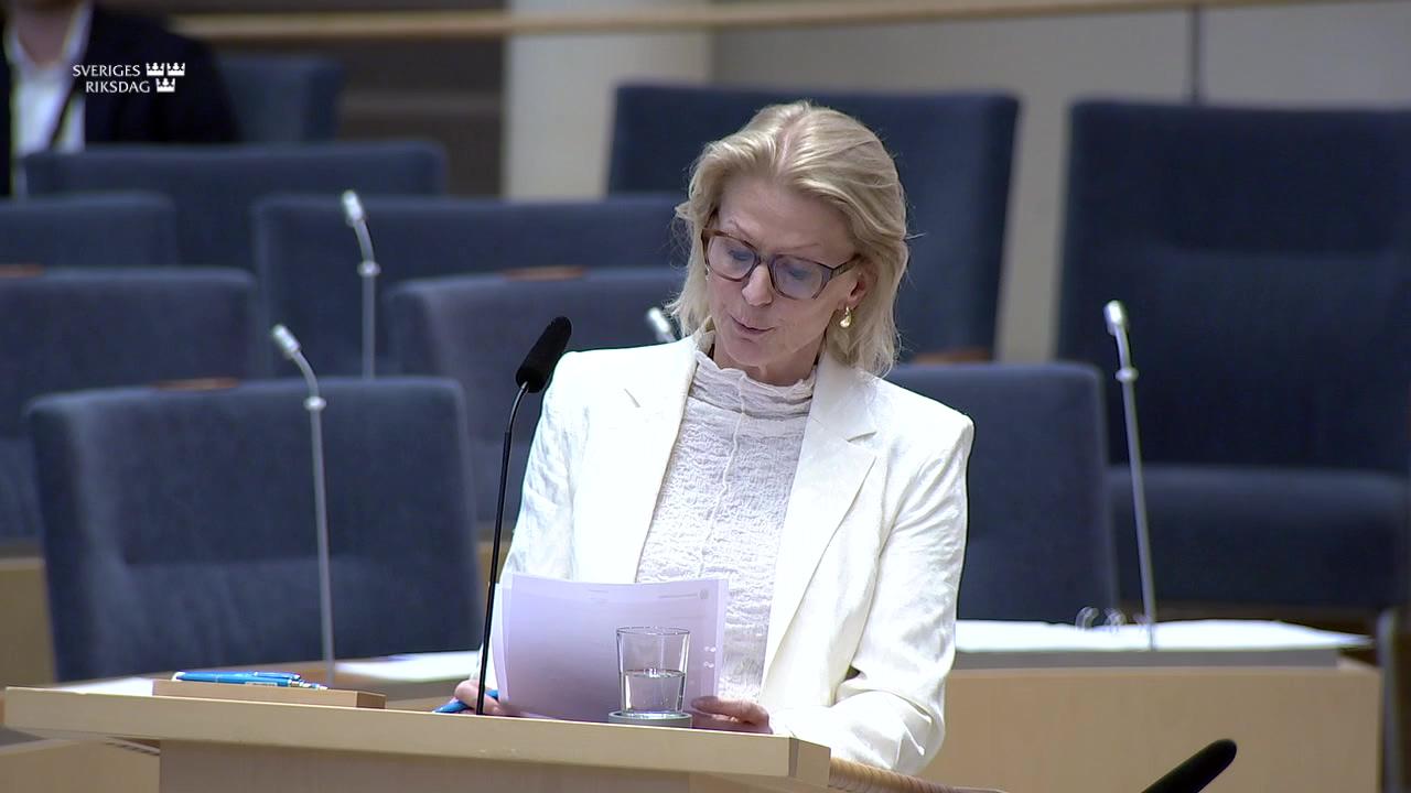 Stillbild från Interpellationsdebatt, Stigande matpriser