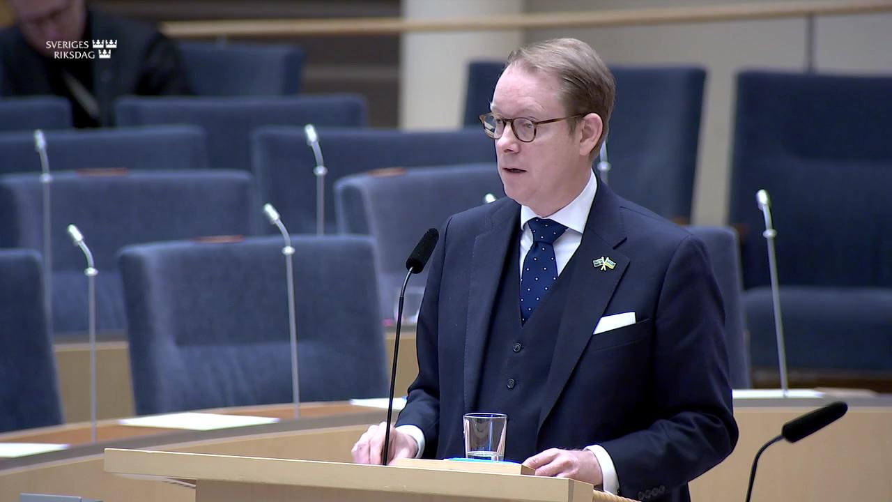 Stillbild från Interpellationsdebatt, Situationen för hbtqi-personer i Turkiet 