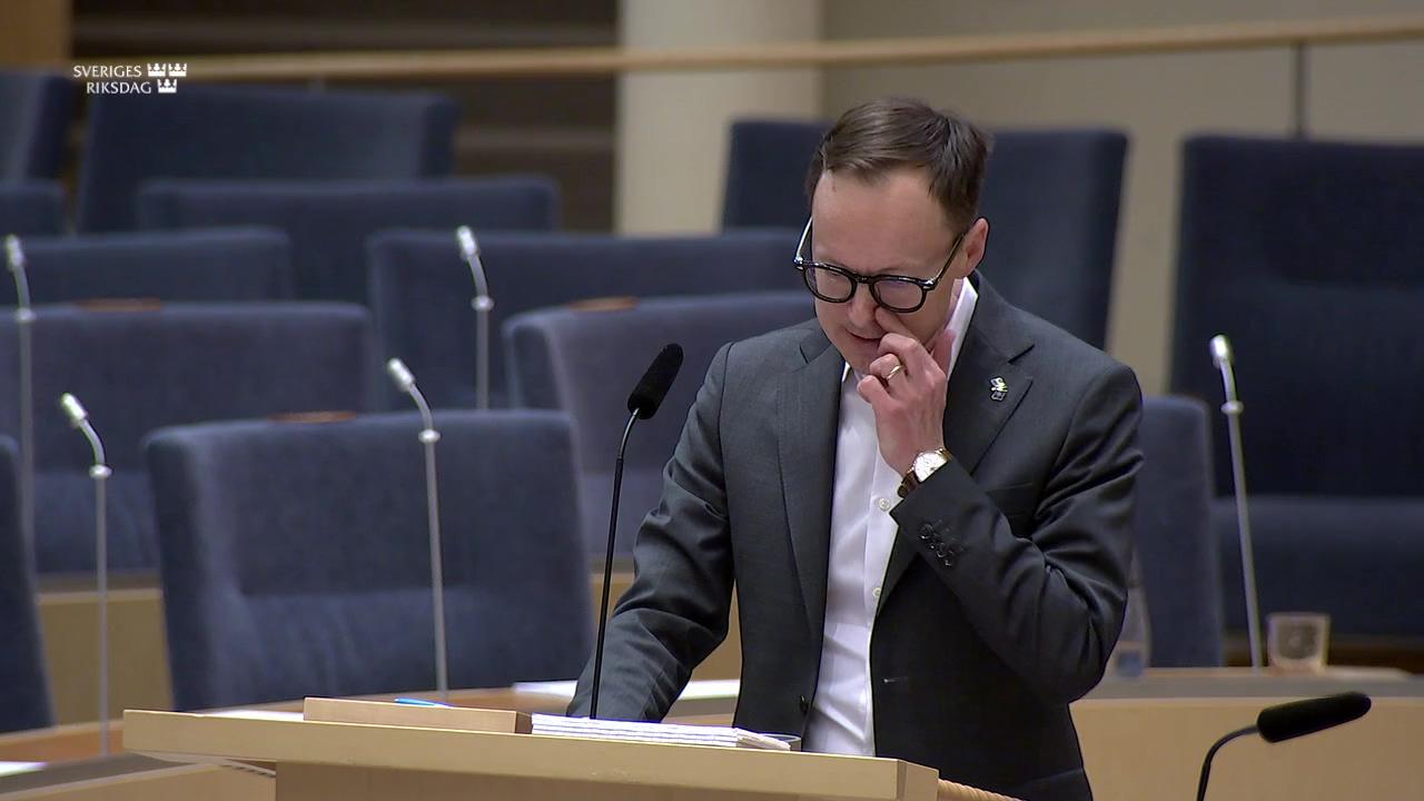 Stillbild från Interpellationsdebatt, Universitetsstatus för Södertörns högskola