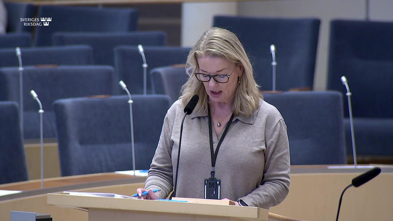 Stillbild från Interpellationsdebatt, Skolpersonal som upprätthåller hedersnormer