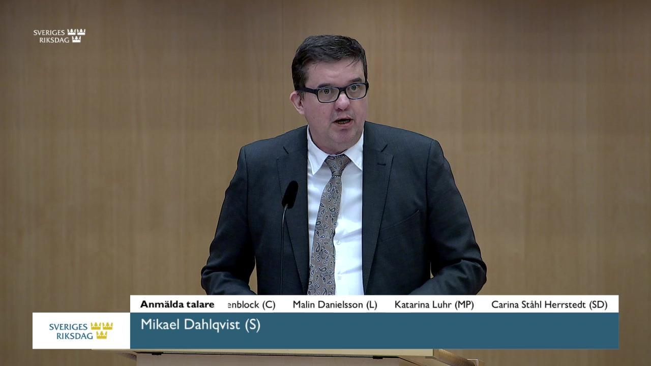 Stillbild från Debatt om förslag, Det schabloniserade föräldraavdraget