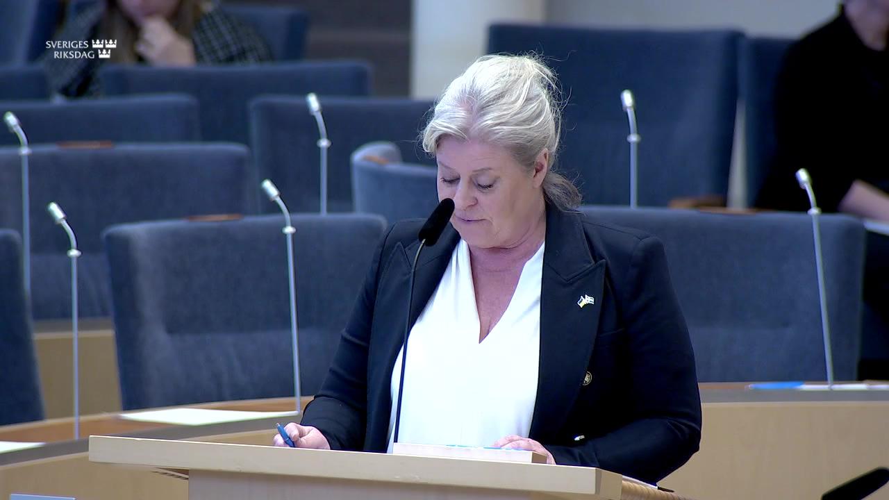 Stillbild från Interpellationsdebatt, Genomförande av 2020 års tolktjänstutredning