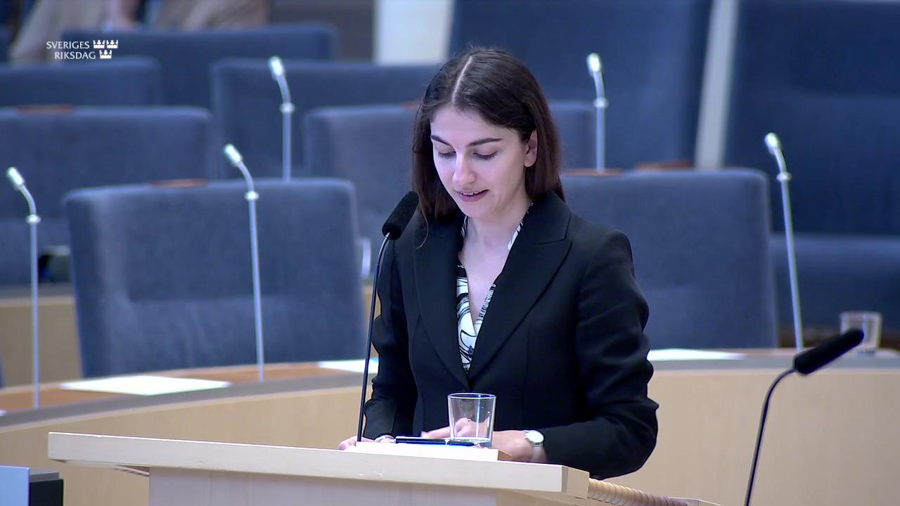 Stillbild från Interpellationsdebatt, EU:s nya avloppsdirektiv