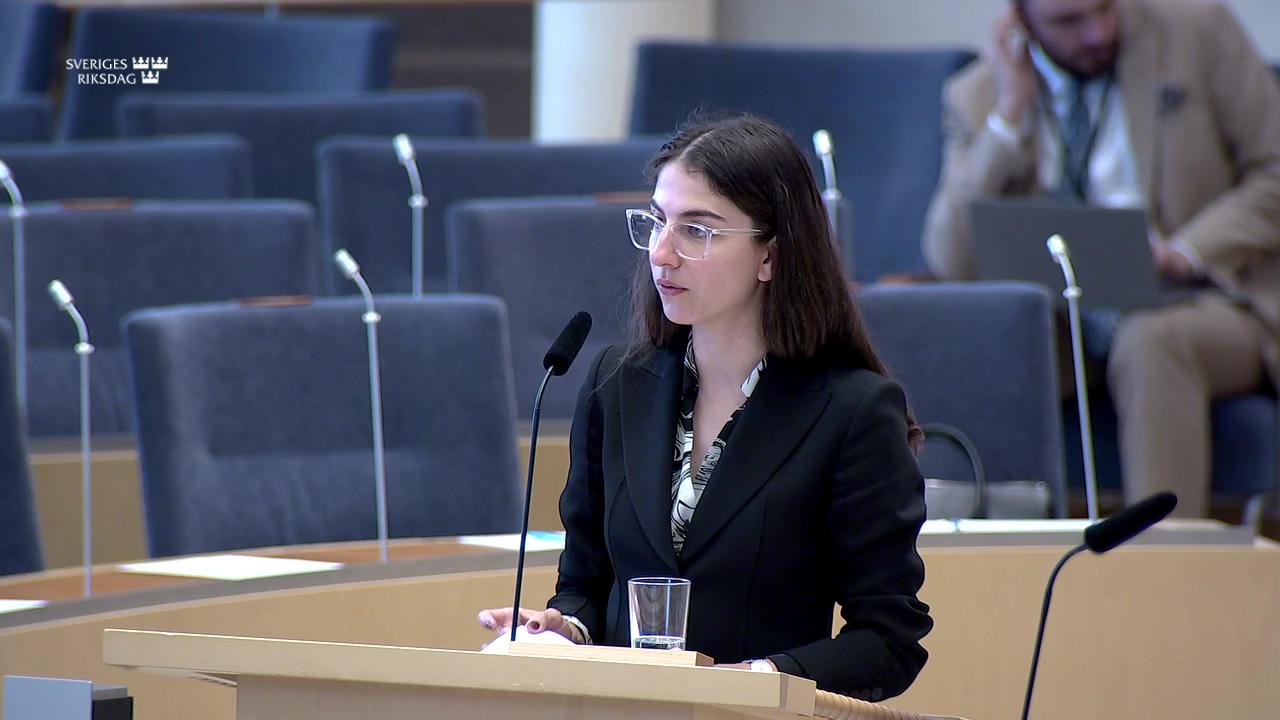 Stillbild från Interpellationsdebatt, Incitament för vindkraft