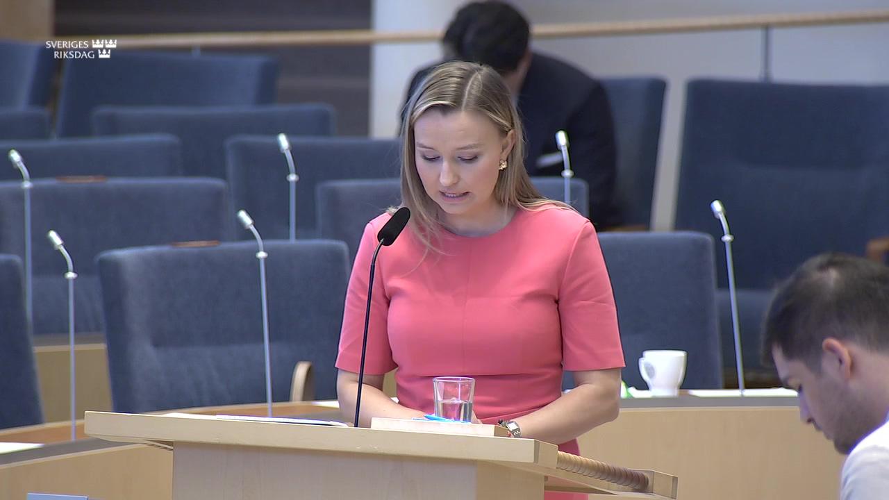 Stillbild från Interpellationsdebatt, Sverige som innovationsland 