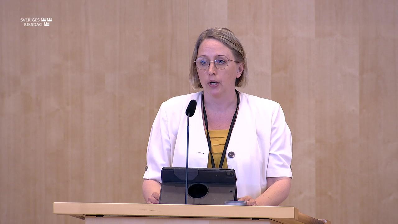 Stillbild från Debatt om förslag, Regeringens klimathandlingsplan – hela vägen till nettonoll