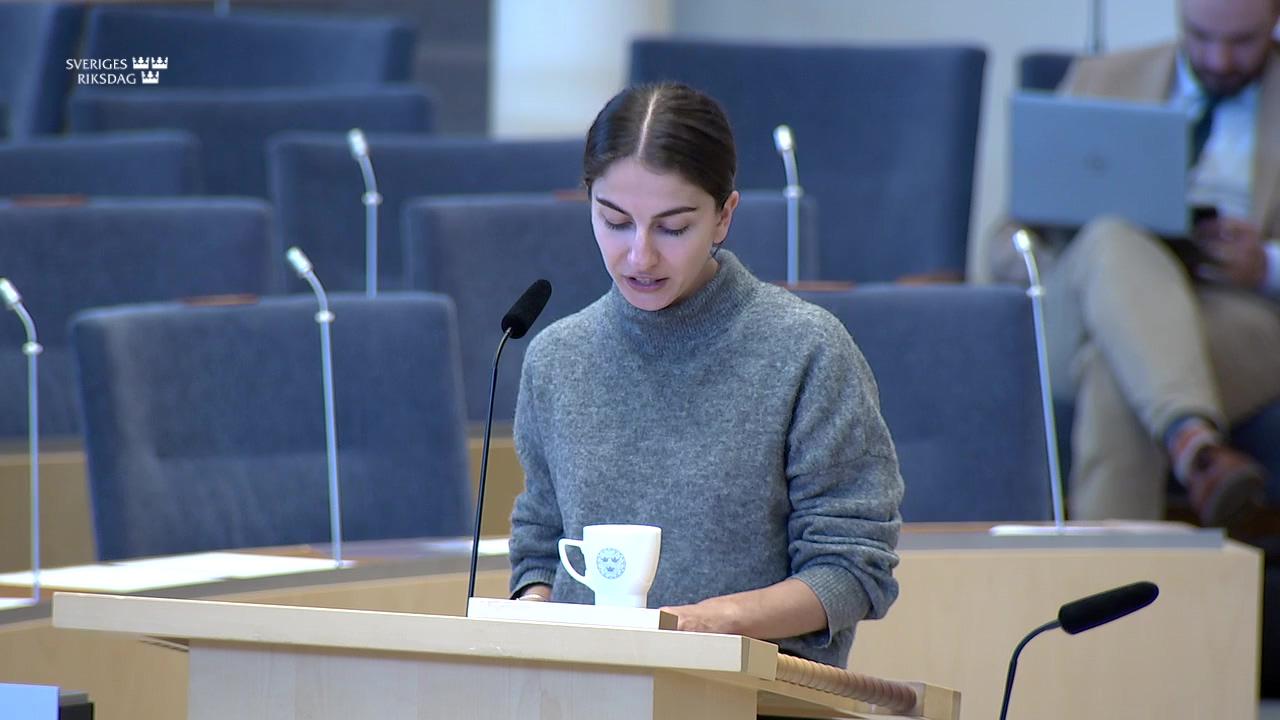 Stillbild från Interpellationsdebatt, Biodiversitetsavtalet