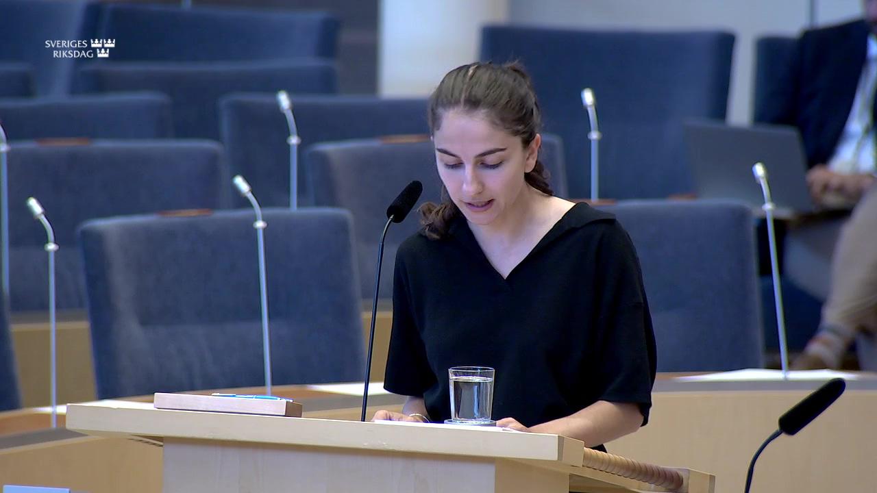 Stillbild från Interpellationsdebatt, Effekthöjning i vattenkraften 