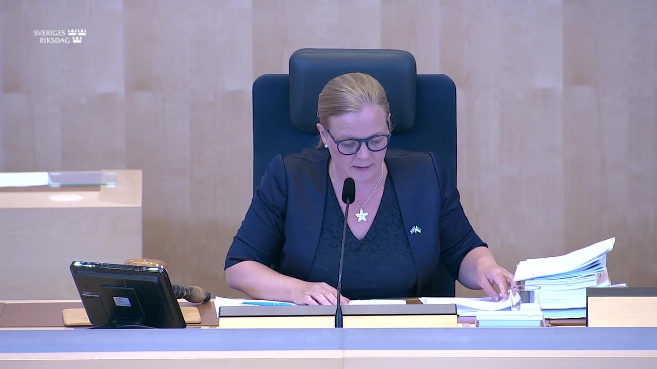 Stillbild från Beslut, Beslut: Signalspaning i försvarsunderrättelseverksamhet – åtgärder med anledning av Europadomstolens dom
