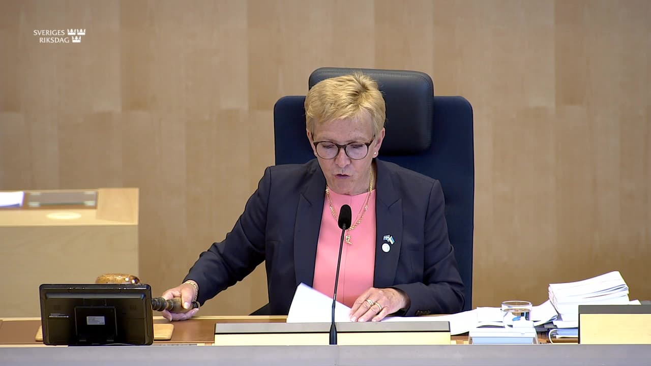 Stillbild från Beslut, Beslut: Riksrevisionens årsredovisning för 2023