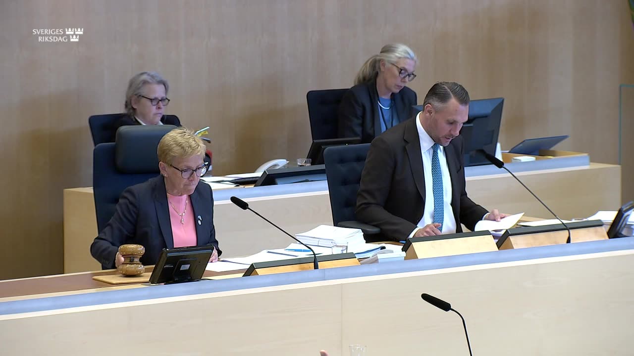 Stillbild från Beslut, Beslut: Vårändringsbudget för 2024