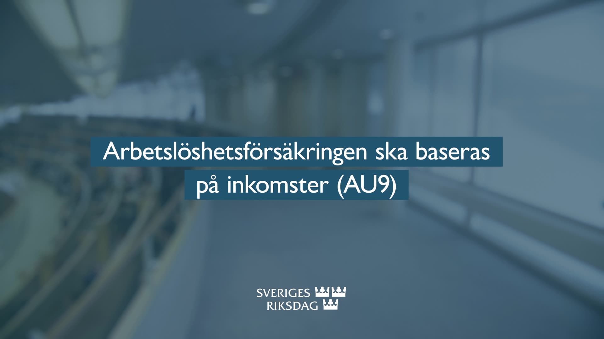 Stillbild från Beslut, Teckenspråkstolkat beslut: Arbetslöshetsförsäkringen ska baseras på inkomster