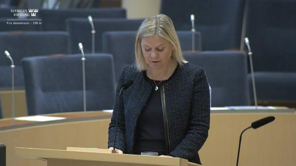 Stillbild från Interpellationsdebatt, Valuta för skattepengarna