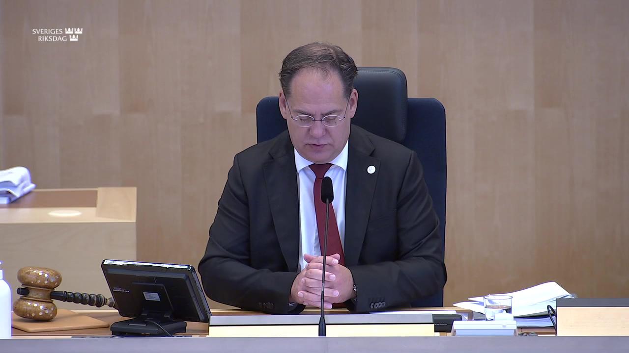 Stillbild från Debatt om förslag, Kompletterande bestämmelser till nya unionsregler på konkurrensområdet