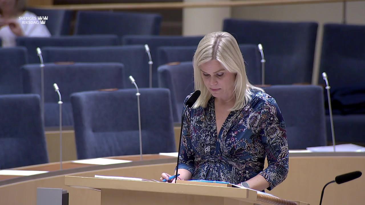 Stillbild från Interpellationsdebatt, Våld mot äldre kvinnor