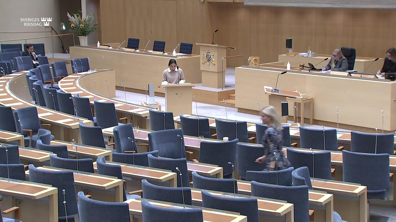 Stillbild från Interpellationsdebatt, Regional kultur
