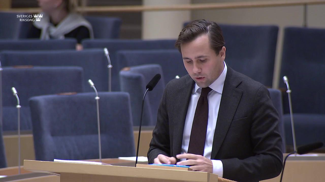 Stillbild från Interpellationsdebatt, Kampen för demokrati i Kambodja