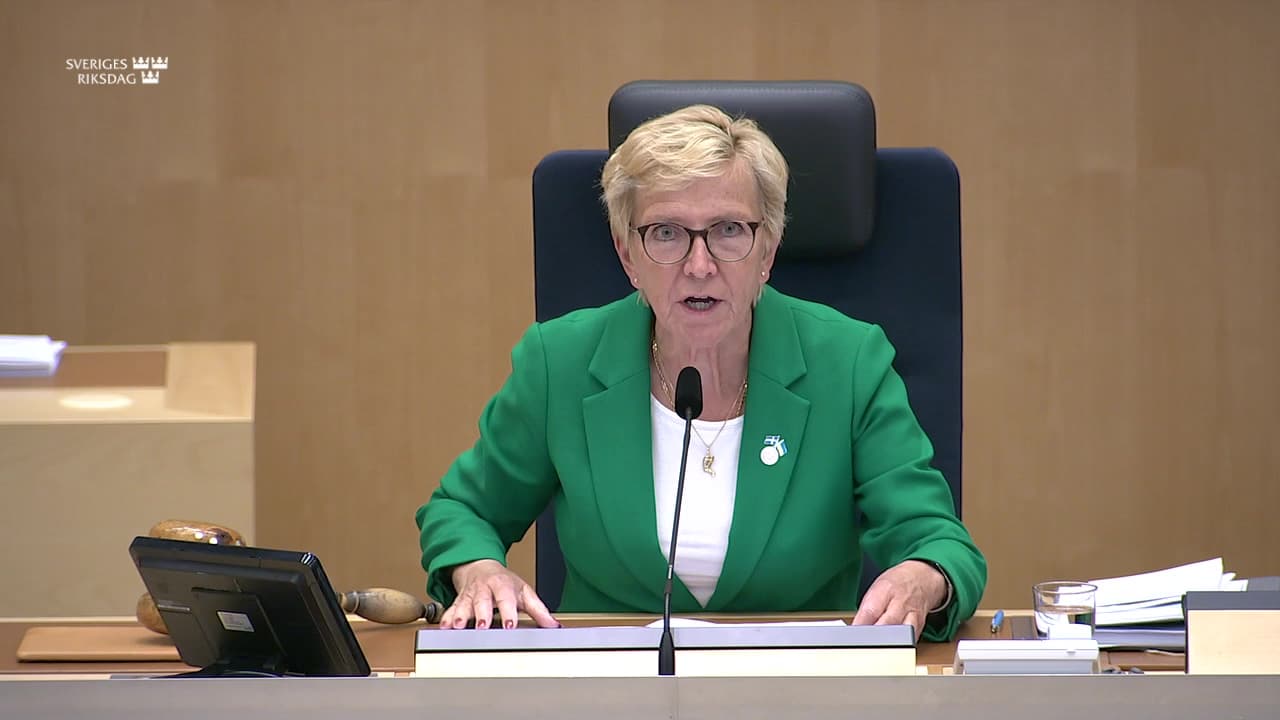 Stillbild från Beslut, Beslut: Nya regler om mervärdesskatt för små företag och ändrade regler för vissa tjänster och konstverk