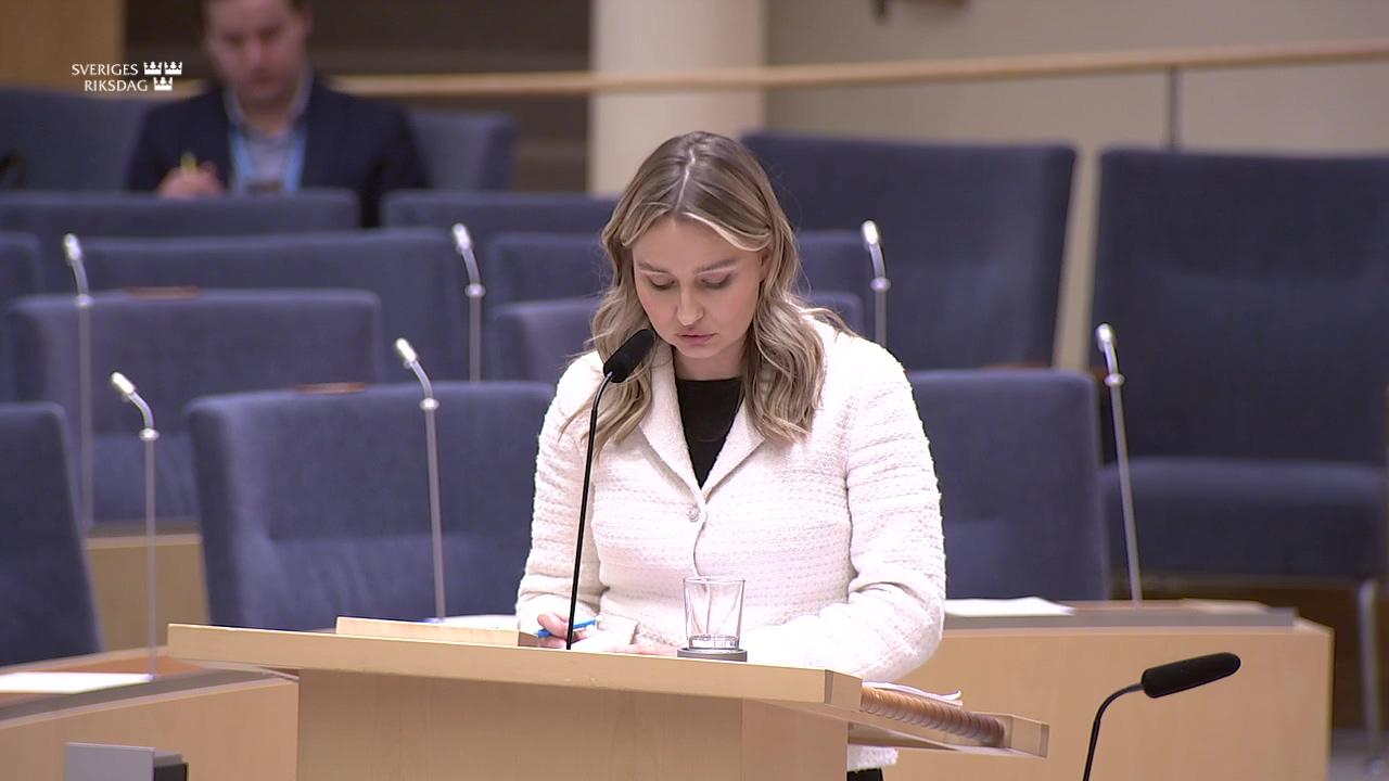 Stillbild från Interpellationsdebatt, Ansvarig myndighet för vätgas